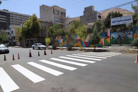 طرح ایمن‌سازی محدوده مدارس و دانشگاه‌ها در سنندج به روایت تصویر