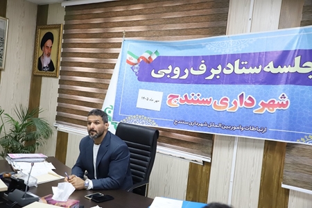 معاون خدمات شهری شهرداری سنندج: